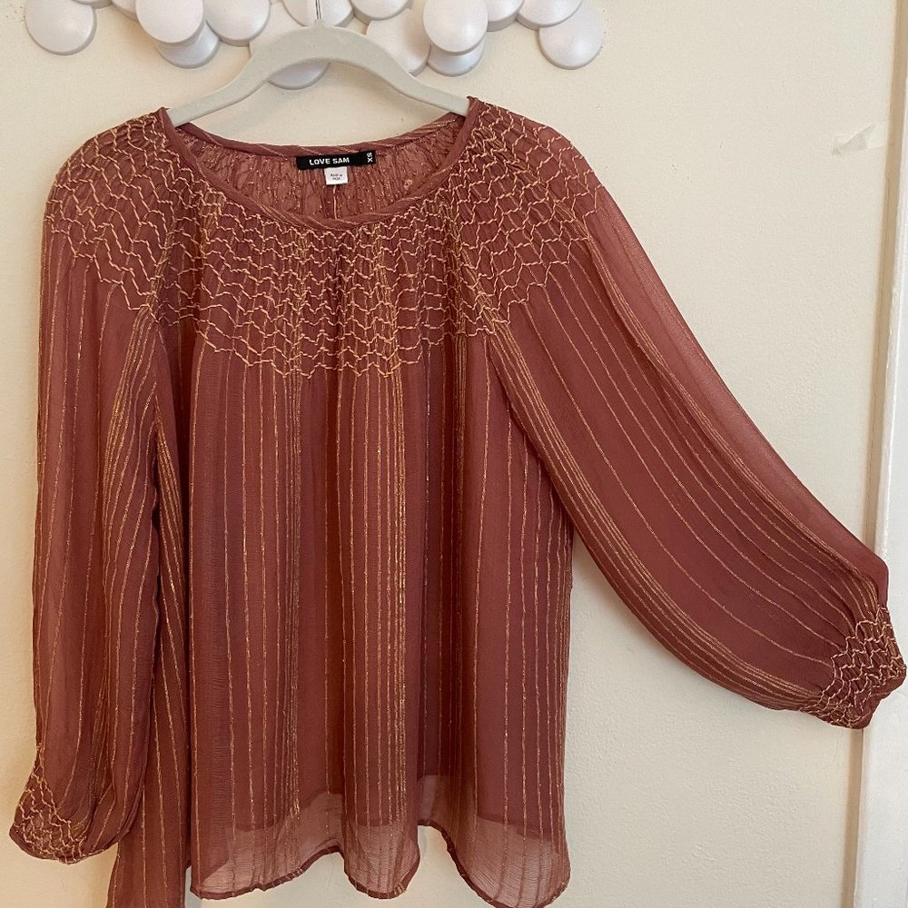 Anthropologie Top by Love Sam